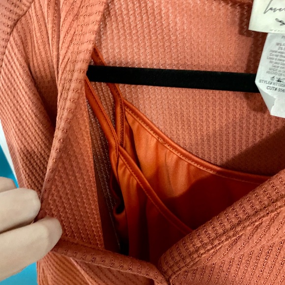 Lavender Field Front Tie Tee - Picture 3 of 4